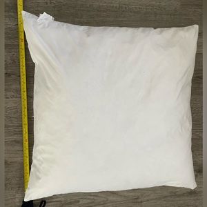 White duck feather accent pillow filler 55 cm or 21.5”